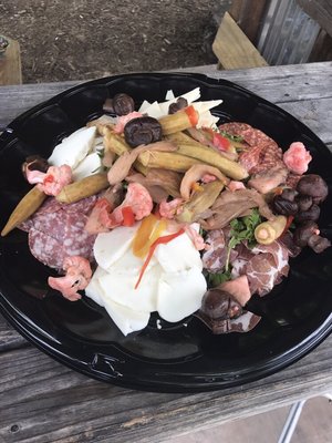 Antipasti platter served at the park every shift at 2.