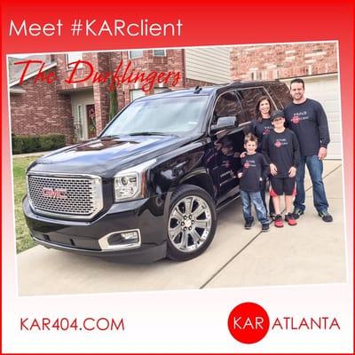 Our #KARclient, The Durflinger Family of Austin, Texas and their GMC Yukon Denali.  #KARATL