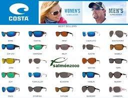 If we don't have the Costa sunglasses you want - we can order any pair.  Usually saving $ over online prices.