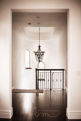 Our Beautiful Chandelier and Staircase