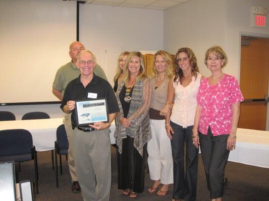 We were chosen as Office of the Month by the Johnston County Association of Realtors