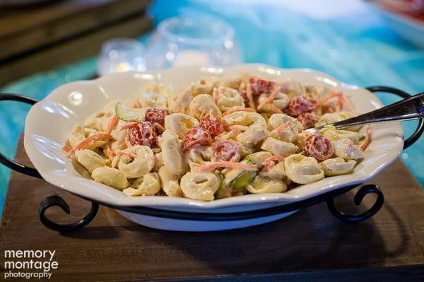 Cheese tortellini pasta salad