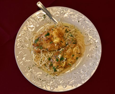 Chicken Francese...yum! :)