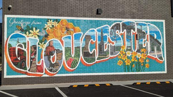 The New Mural at Horns Gloucester Ace Hardware Store