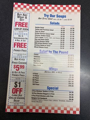 Check out our new menus!