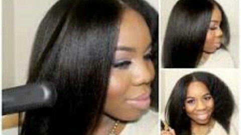 Silkpress and sew in by Nikki