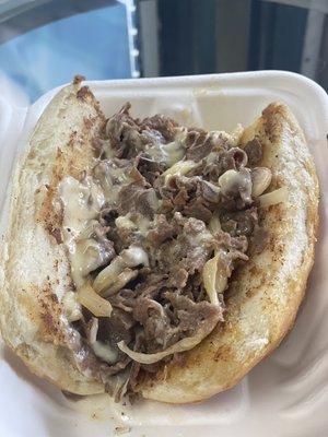 Philly cheesesteaks