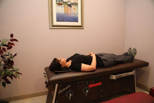 Traction is one of the many therapies we offer here at Foster Chiropractic!