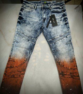 Custom jean with design