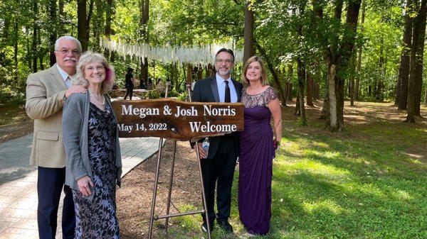 Wedding party for Megan & Josh