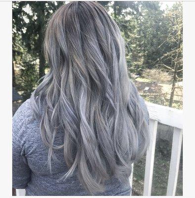 Grey Smokey Balyage