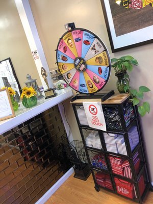 Prize wheel!