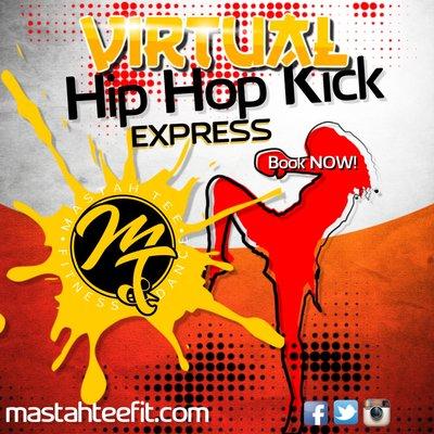 Hip Hop Kick is every Wednesday 6:30pm Book now! MASTAHTEEFIT.COM