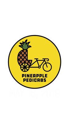 Pineapple Pedicabs!