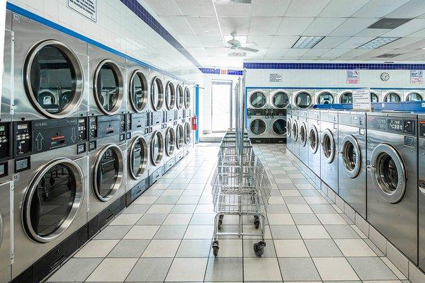 Laundromat interior