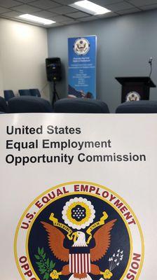 At an EEOC hosted employers roundtable. Very educational and free! - September 19, 2019