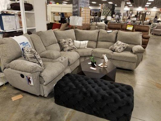 A beautiful sectional couch for sale