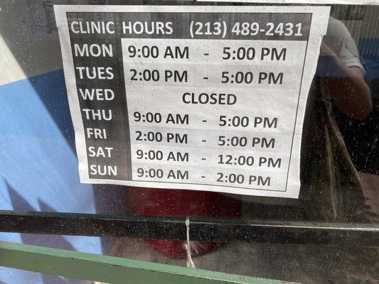 New business hours