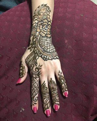 Nice job henna art