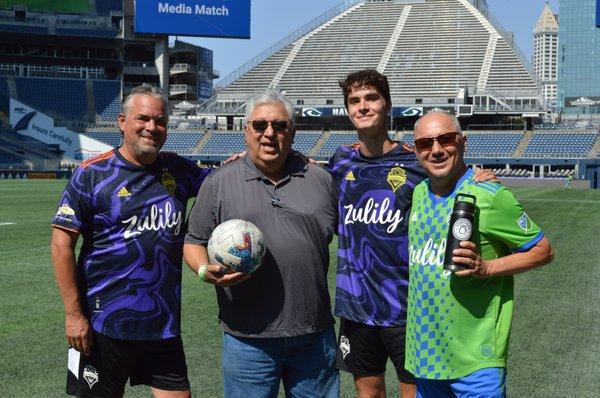 Cortinas Media at top Sport Events in Seattle including Sounders, Seahawks and Mariners