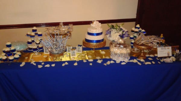 Cake table.