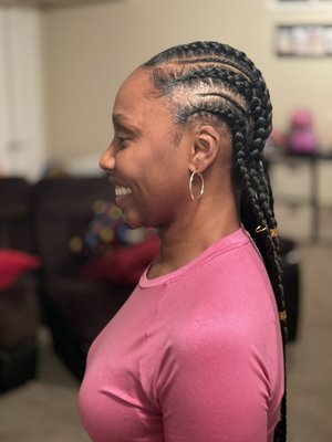 Feed in braids