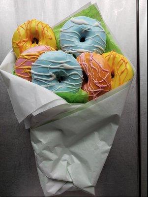 May Day made better with a doughnut bouquet from Miss Molly's Catering.