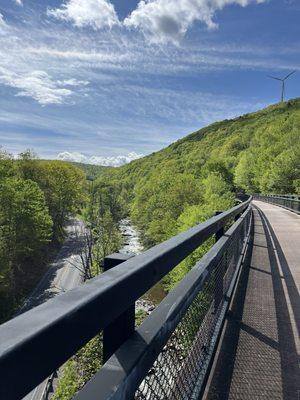 A view from the bridge.