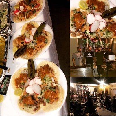 One of our pop up taco stands we have monthly! Call us to get info on the next one scheduled