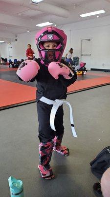 Ready to spar!