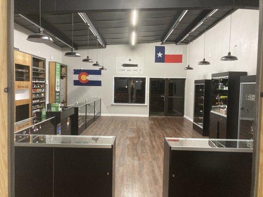 Interior Vape Shop Snyder, Tx