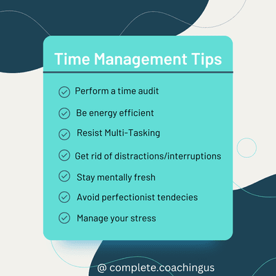 Time Management Tips