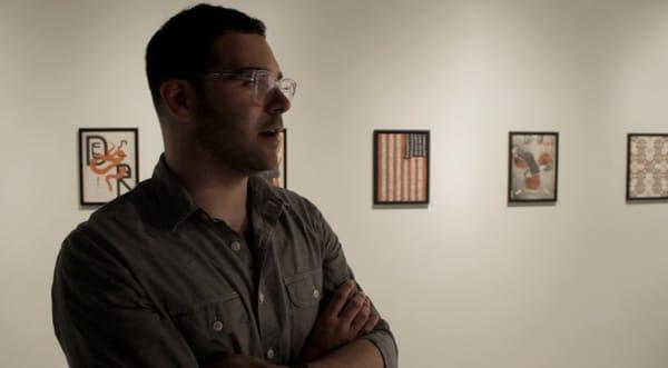 Adam R. Garcia of The Pressue discussing his "Trust Me" show at CO Exhibitions.