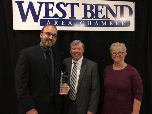 We are so thankful and humbled to have won the New Business of the Year Award from the West Bend Chamber of Commerce...