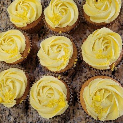 Lemon Keto cupcakes