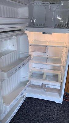 after picture of refrigerator