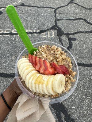 Açaí bowl. This is the plain Jane.