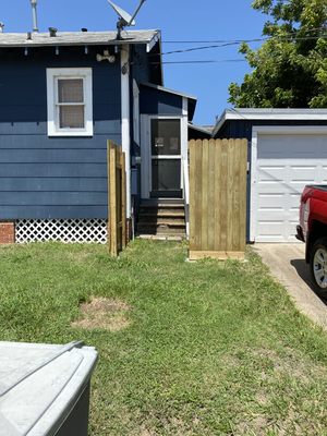 Picket set and gate prep