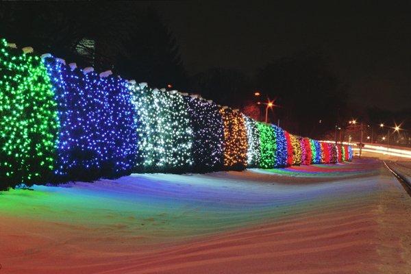 My photograph of Jack Kammer's lights, taken on 12-27-07.  The image on the cover of his book is based on this photograph.