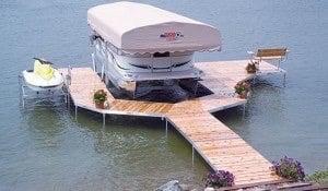 What a great dock!!  SD IA and MN docks and boat lifts!!