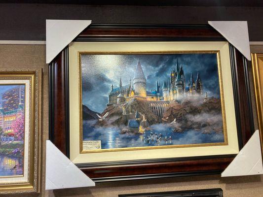 Kinkade studios rendition of Hogwarts Castle