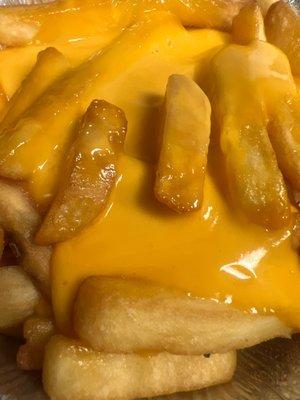 Nacho cheese fries