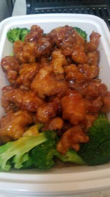 Free small order of general tso chicken when ordering 30 dollars or more.