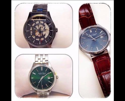 Men's Bulova and Caravelle watches!