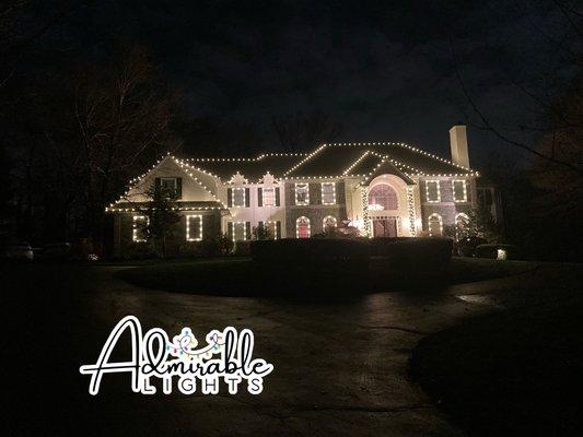 This Chadds Ford, Pa home was decked out in Christmas lights