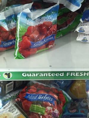 Veggies & fruits - frozen at very good prices... $1