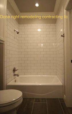 Bath remodel