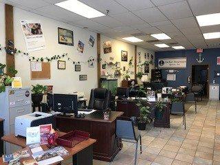 Inside view of Anchor Insurance Agency office.