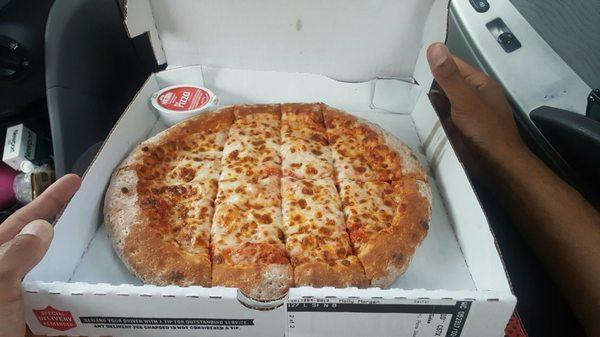 Just.. WTF.. "10 inch cheesesticks" Really a small pizza...