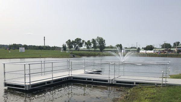 Floating dock for the NYS Fair